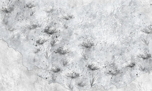 Dandelions on the wall