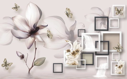 Delicate magnolia 3D