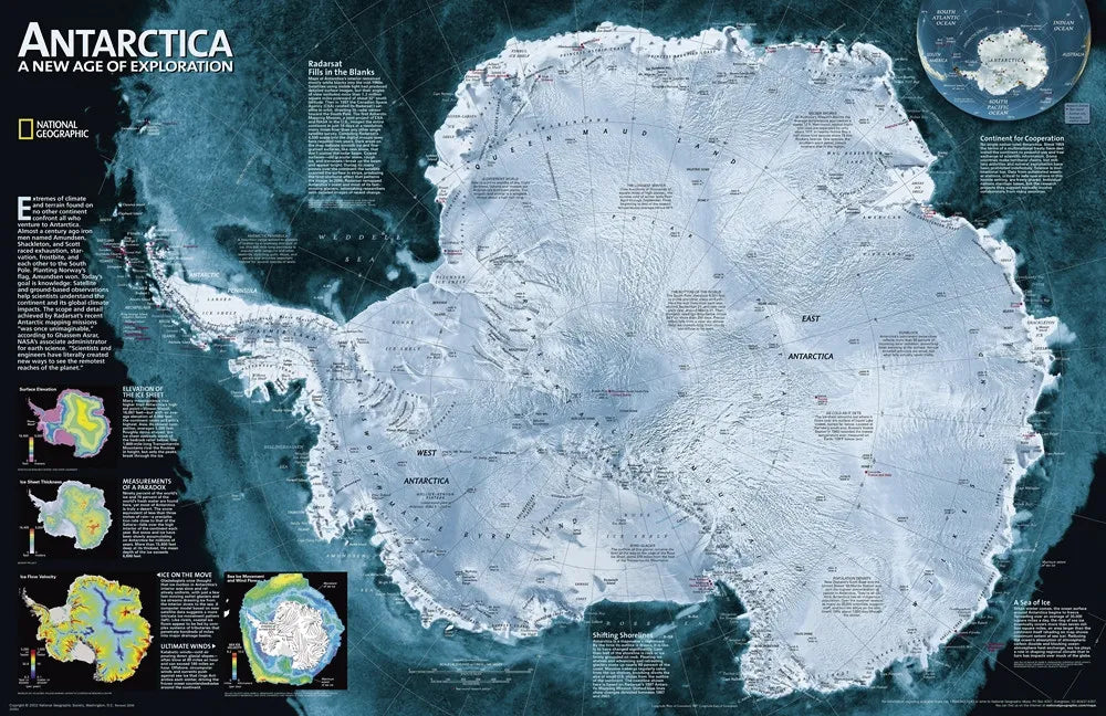 Map of Antarctica