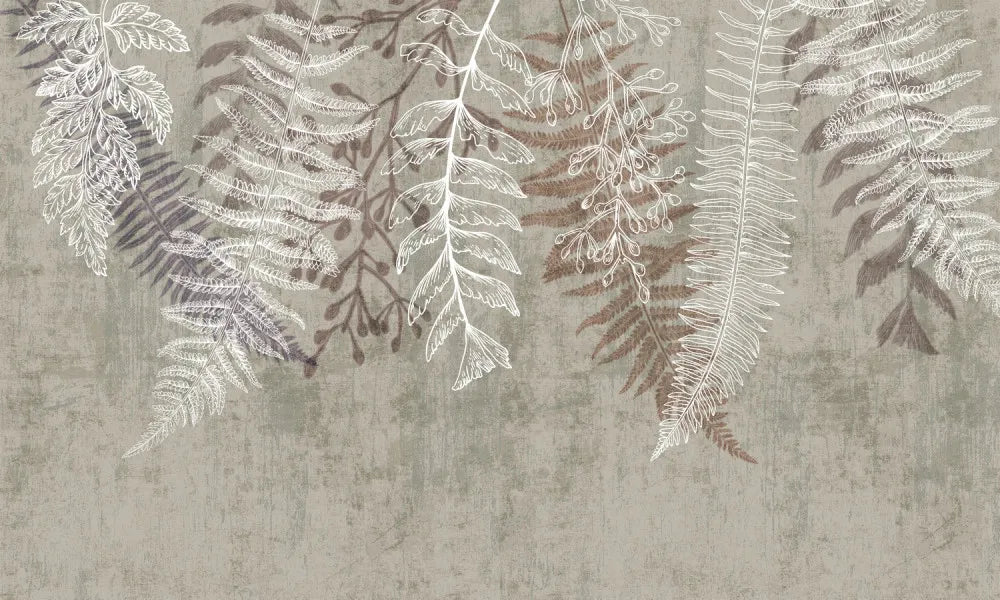 Leaves are beige