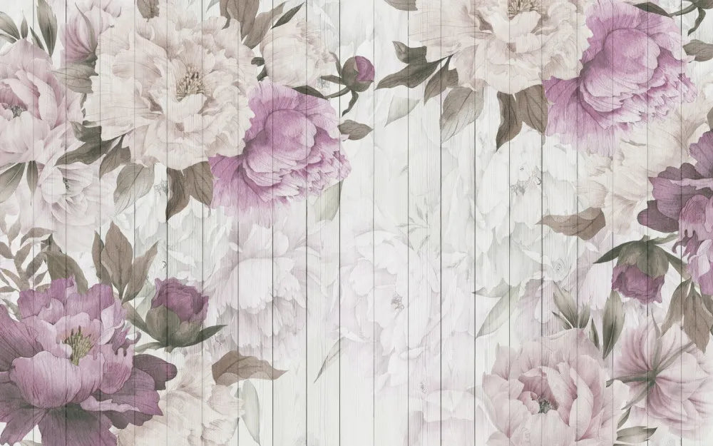 Watercolor peonies