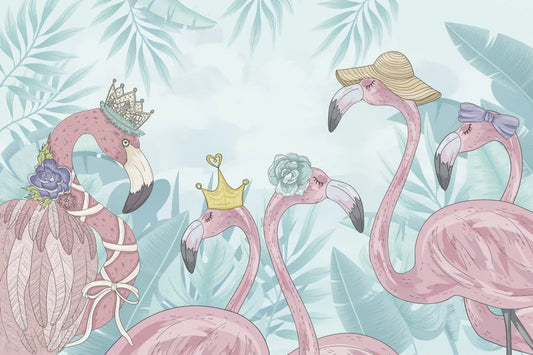 Beautiful flamingos