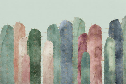Watercolor cacti