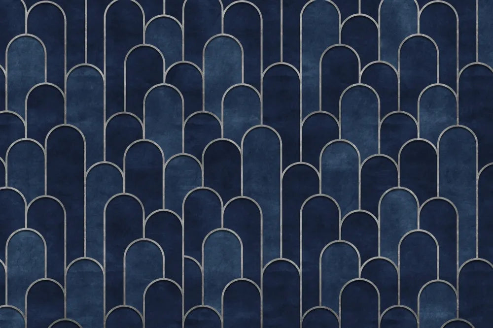 Dark blue mosaic