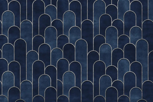 Dark blue mosaic