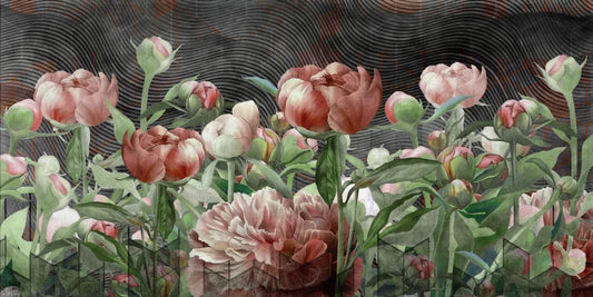Large peonies