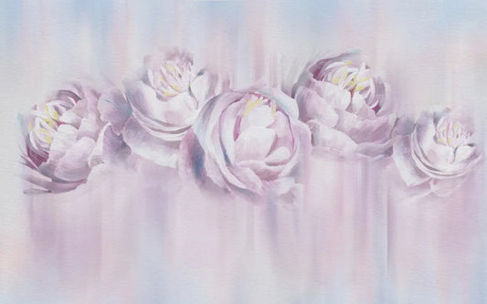 Light peonies