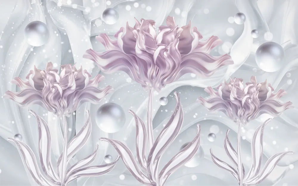 Blooming tulips 3D