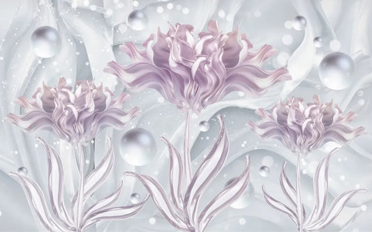 Blooming tulips 3D