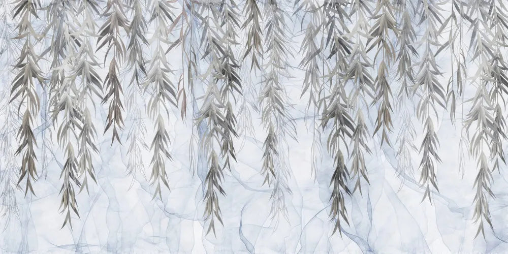 Light willow branches