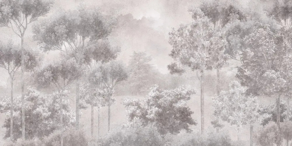 Deciduous forest drawing