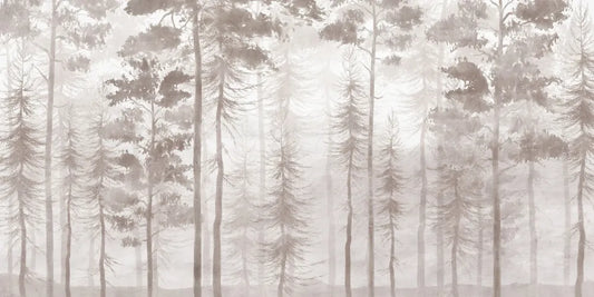 Autumn forest drawing