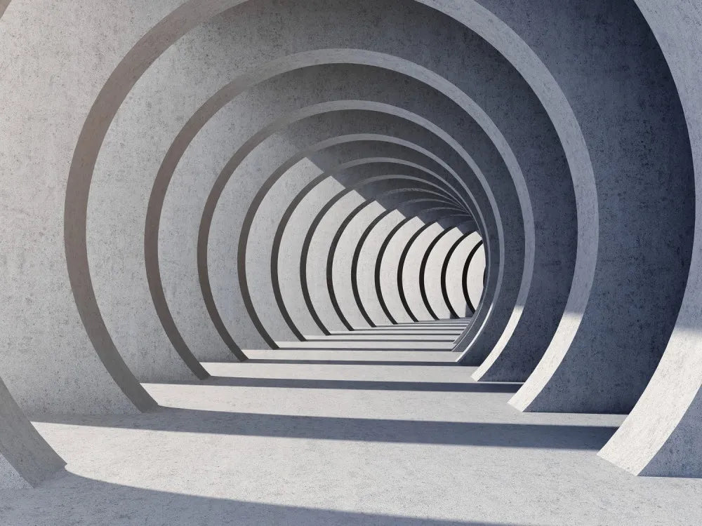 Concrete tunnel 3D