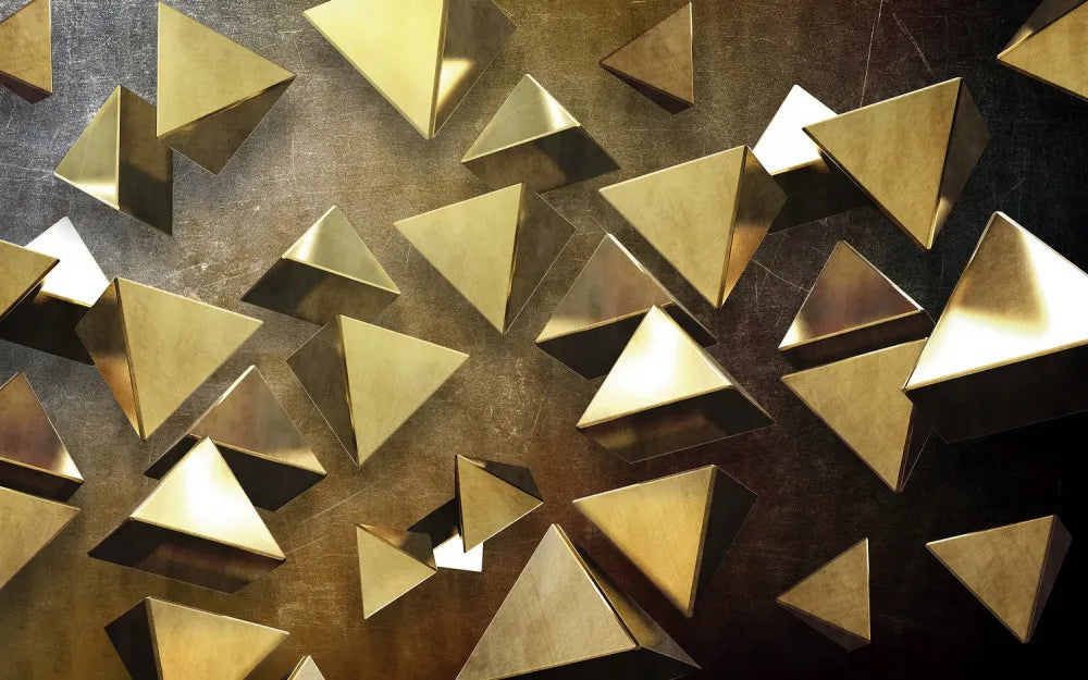 Golden pyramids 3D