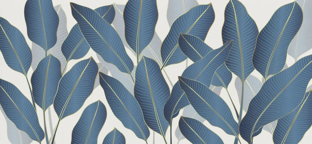 Big blue leaves