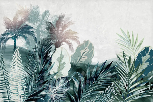 Green tropics drawing