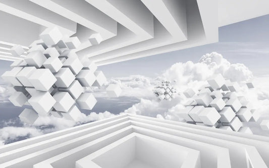 Cubes in the sky 3D