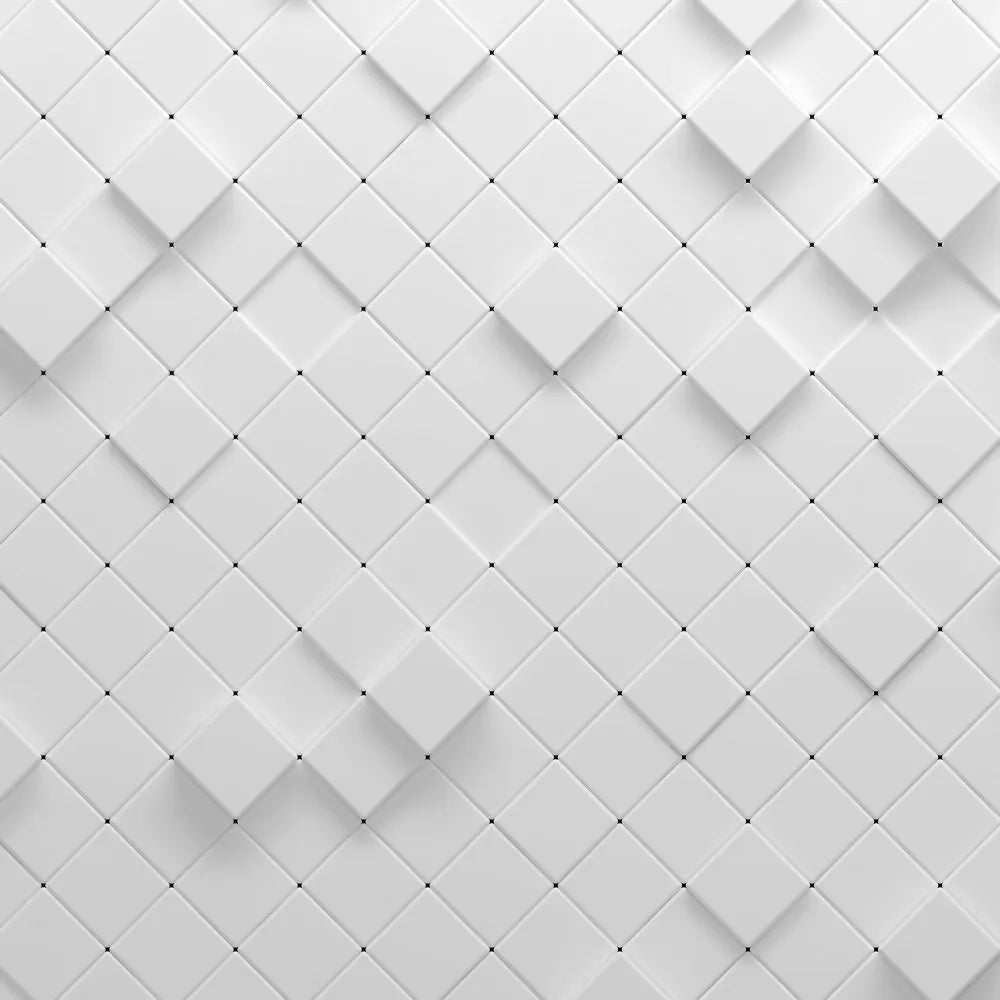 White rhombuses 3D