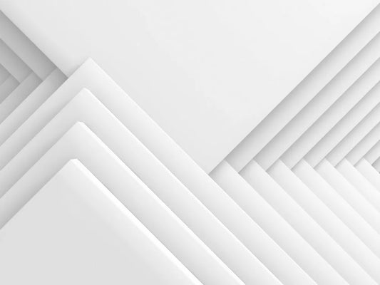 3d white geometric background