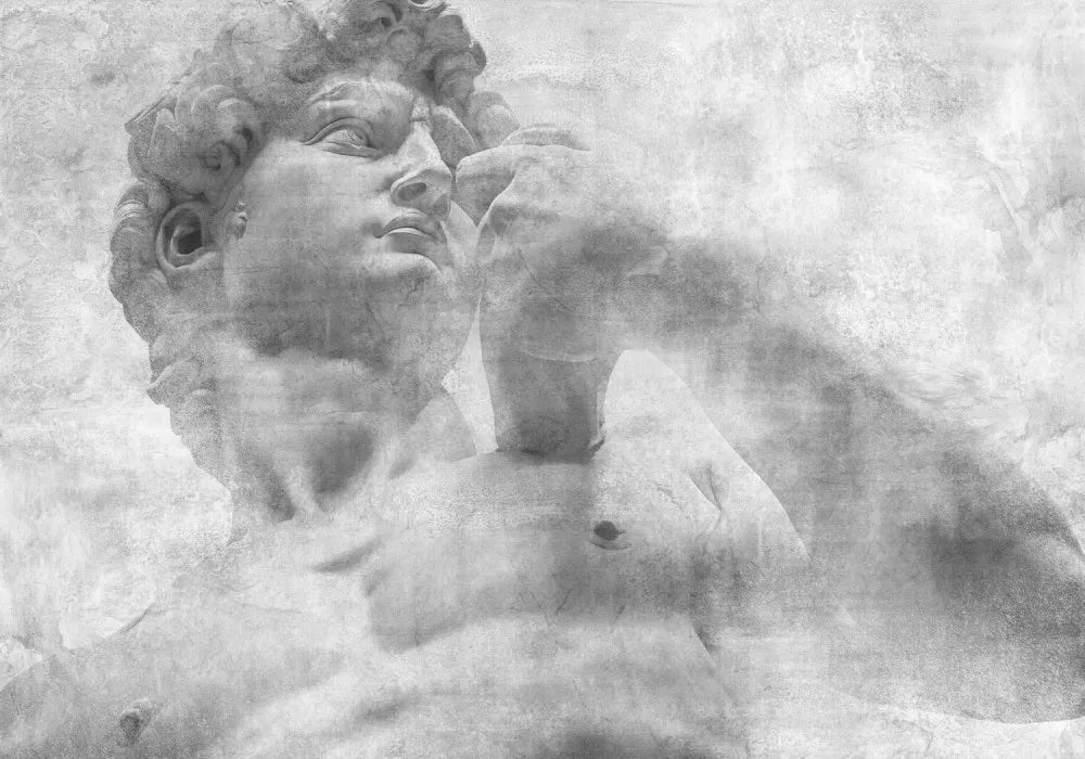 Sculpture of David, fresco