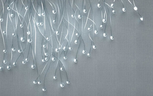 Blue flowers 3D