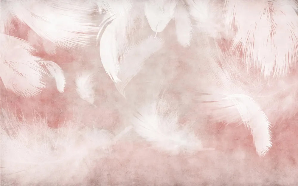 Soft pink feathers