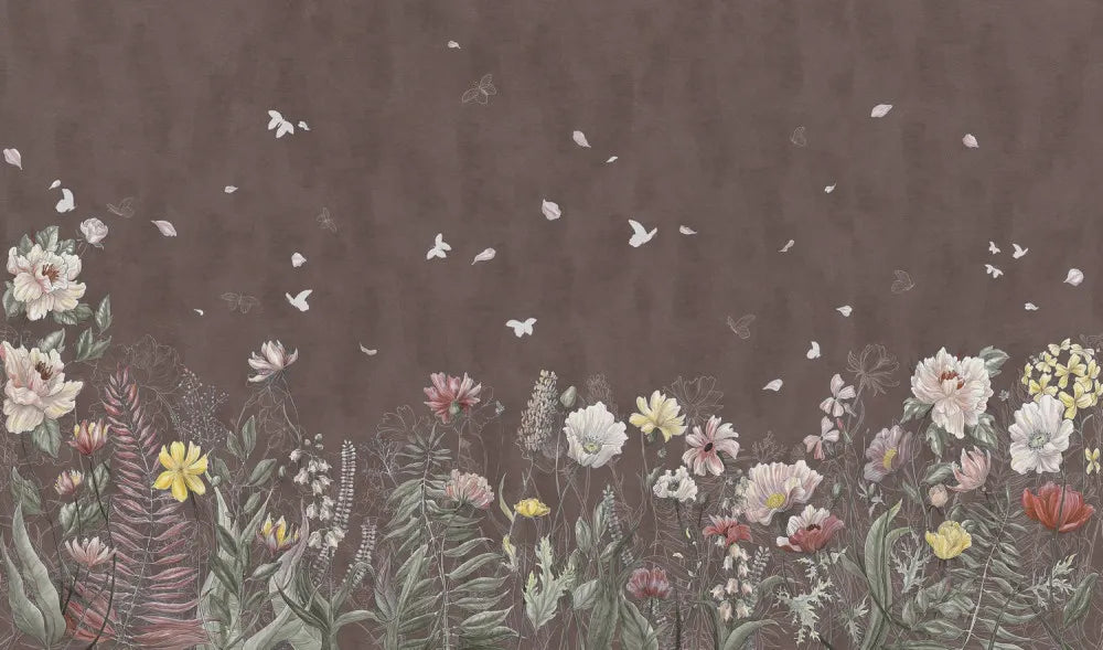Field of wild flowers