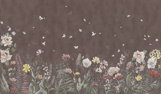 Field of wild flowers