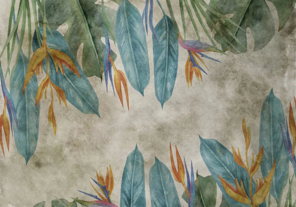 Large exotic leaves