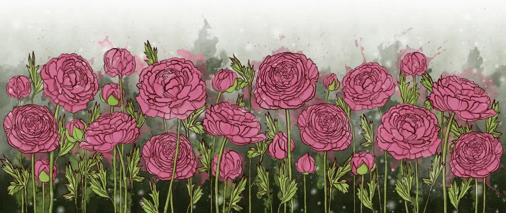 Tea pink roses