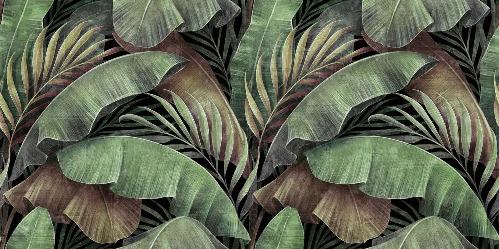 Tropical plants drawing