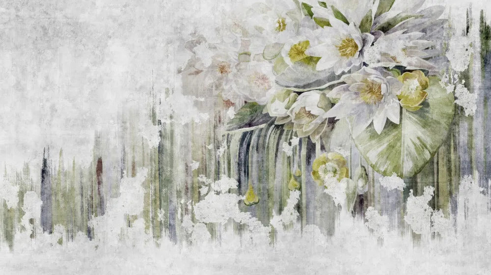 White water lilies