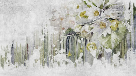 White water lilies