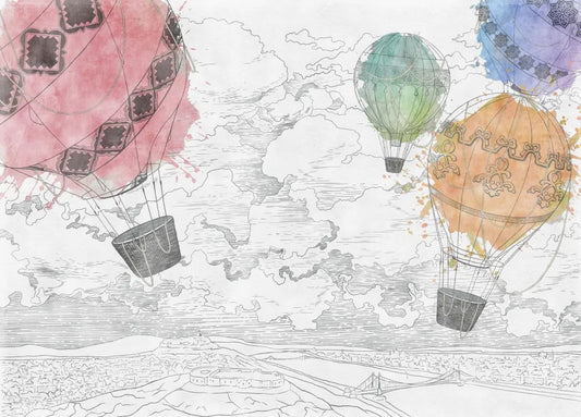 Colored balloons