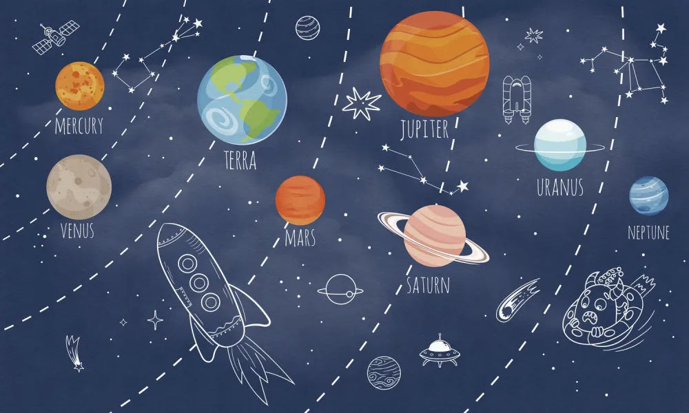Solar system drawing