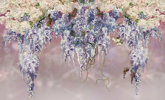 Beautiful branches of lilac