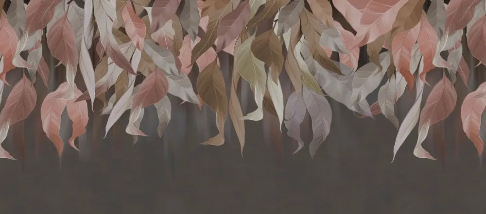 Hanging chocolate leaves