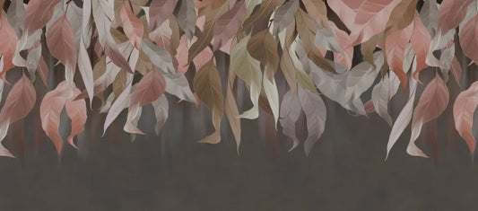 Hanging chocolate leaves