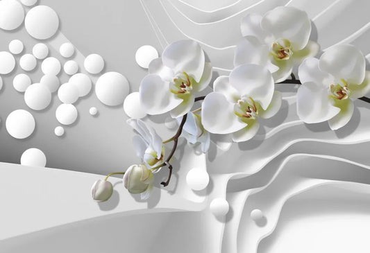 White orchid 3D