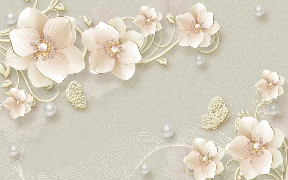 Jasmine flowers 3D