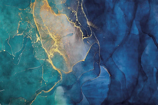 Sea depths, fluid art