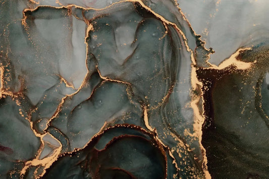 Luxurious fluid art