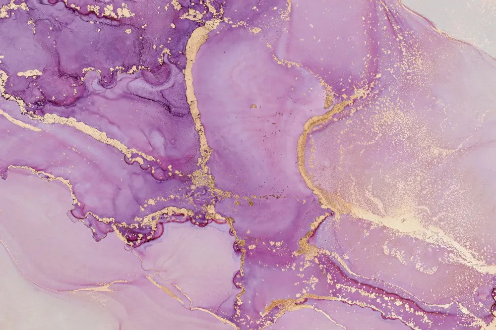 Pink fluid art