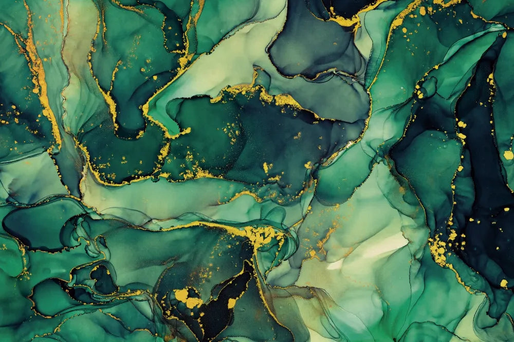 Green watercolor