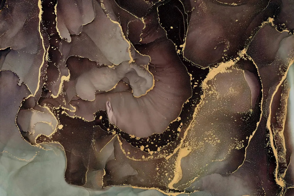 Chocolate, fluid art