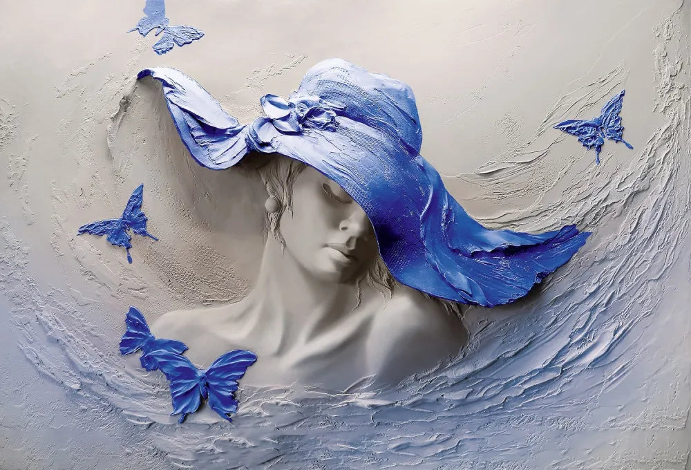 Girl in a hat 3D