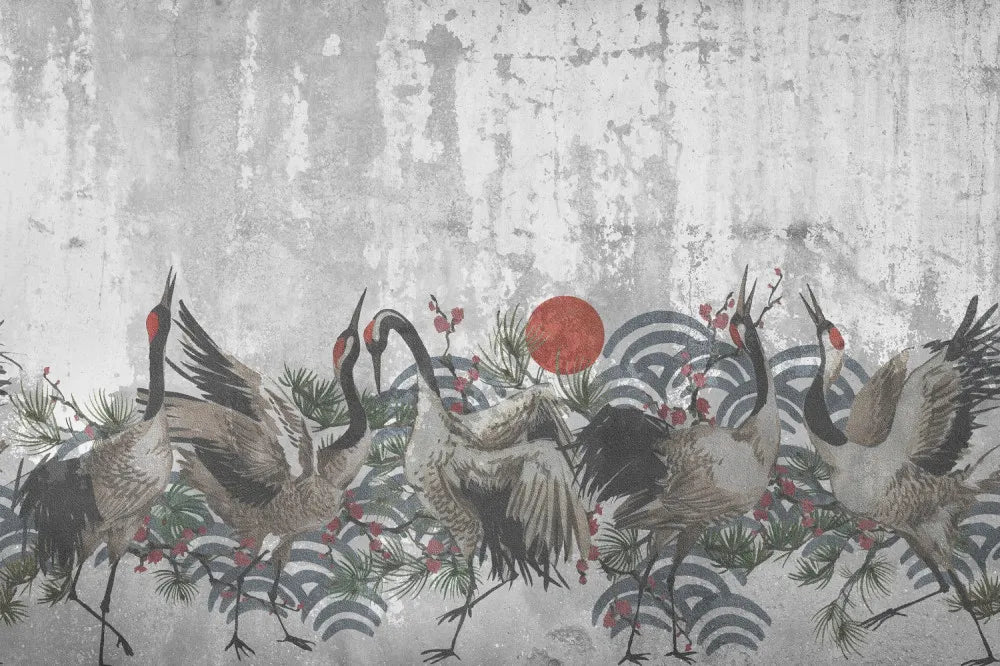 Graceful cranes