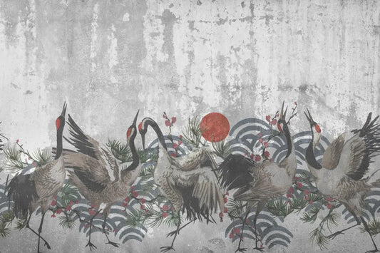 Graceful cranes