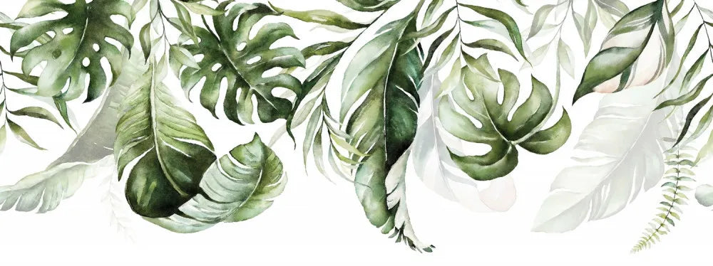 Pale green leaves