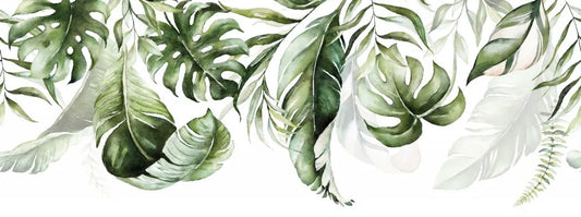 Pale green leaves